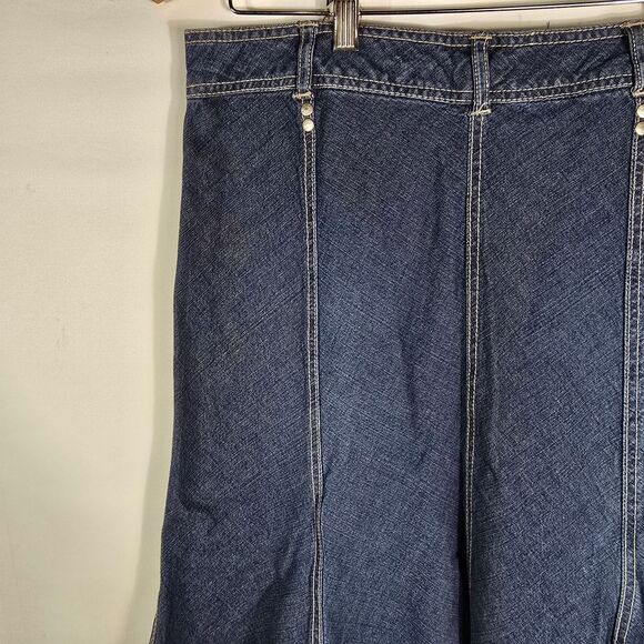 Live a Little Denim Skirt with Lace Hem Y2k  Size 10 - Picture 11 of 14